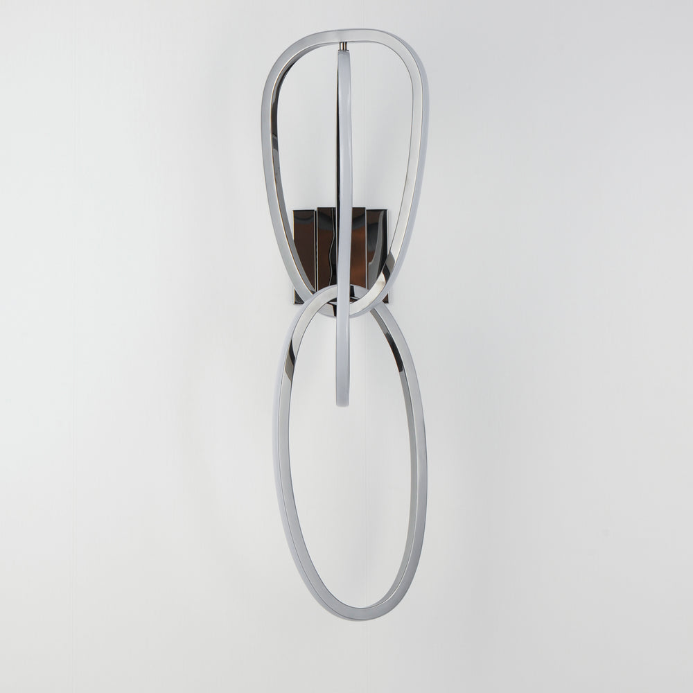 Unity 3-Light LED Wall Sconce by ET2 Lighting, styled view 1