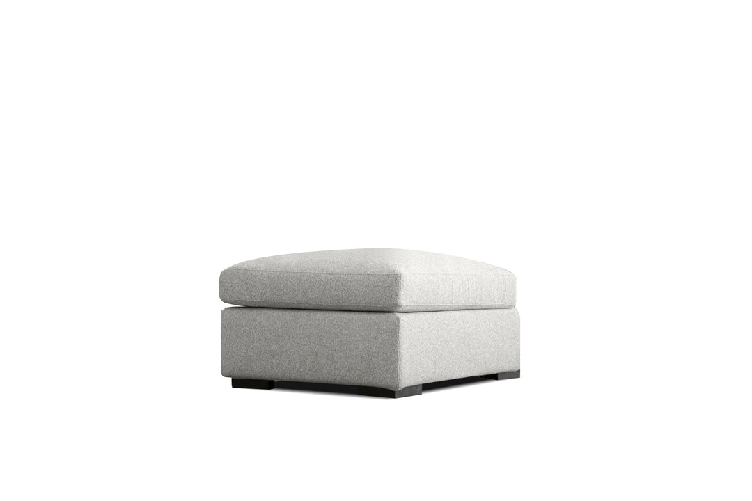 ALTA Ottoman  Oat Tweed