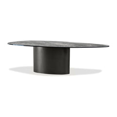 ARGON Coffee Table in Fantasia Marrone Metallo Mobital