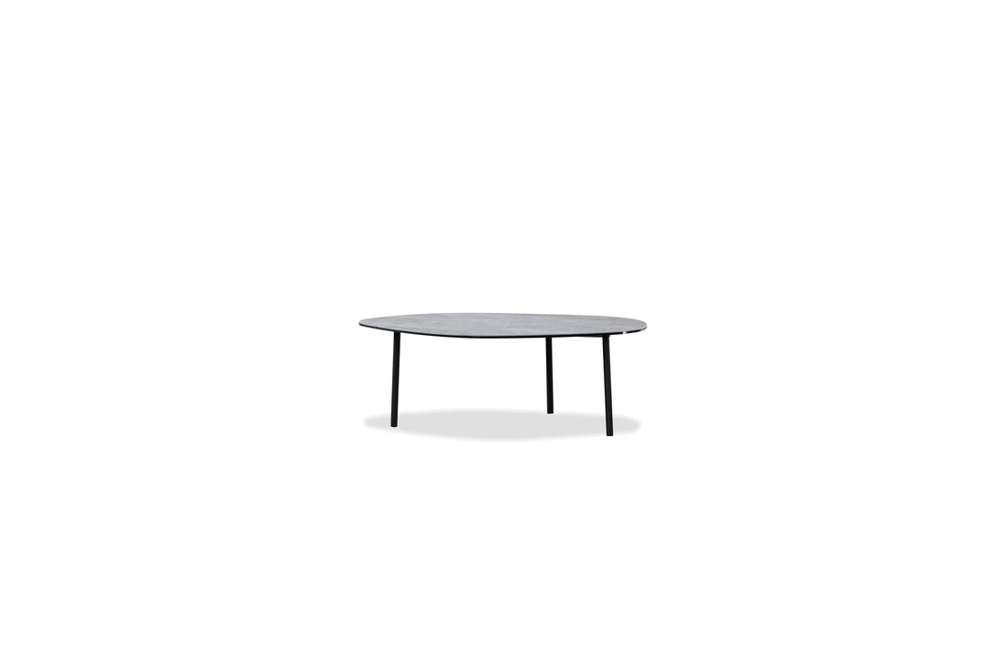 ARZO Coffee Table in Concrete Grey Italian ceramic coffee table