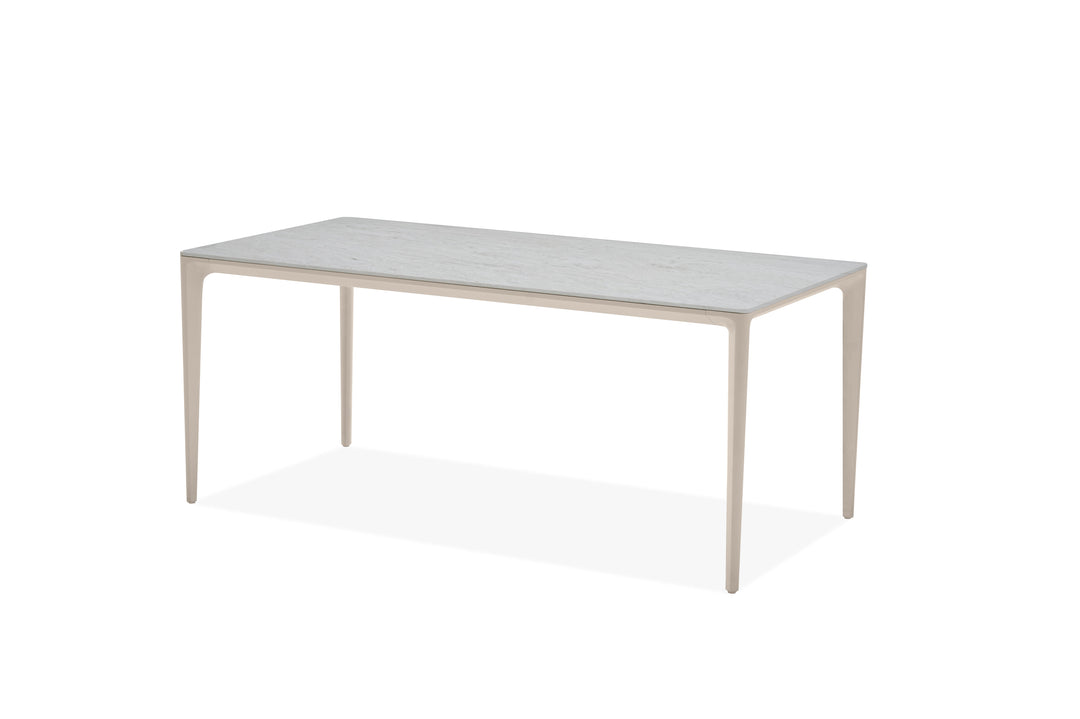 CAYMAN Indoor/Outdoor  Dining Table  in Travertino 86"