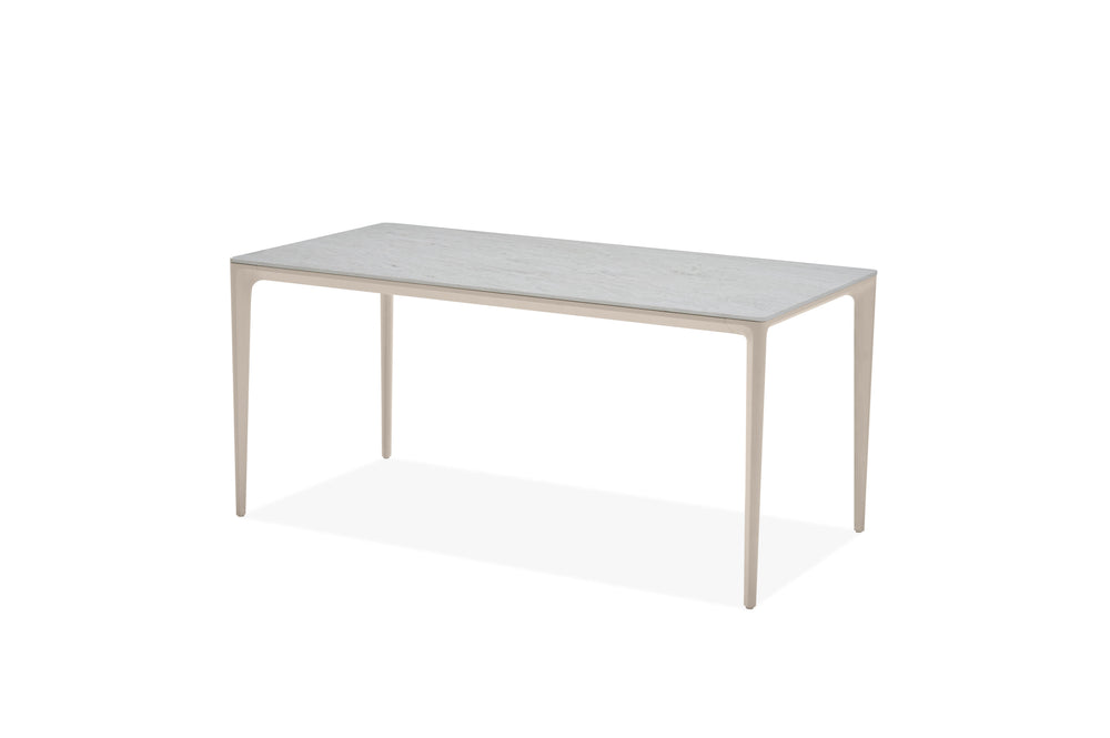 CAYMAN Indoor/Outdoor  Dining Table in Travertino 70"
