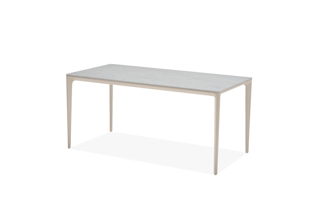 CAYMAN Indoor/Outdoor  Dining Table in Travertino 70"