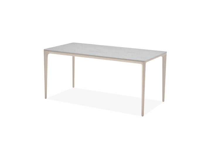 CAYMAN Indoor/Outdoor  Dining Table in Travertino 70"