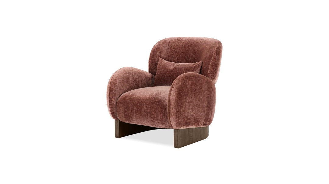 CUDDLE Lounge Chair  Prune