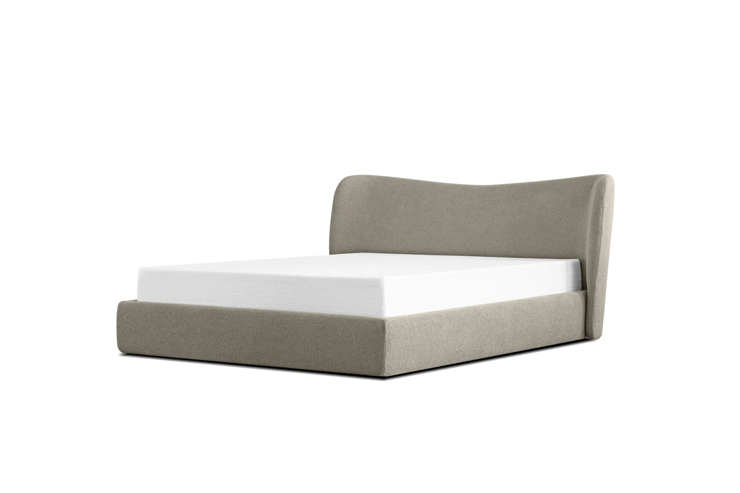 HARLOW Upholstered Storage Bed in Putty