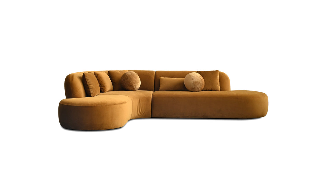 ITZA Sectional  Chaise Facing Left in Calendula