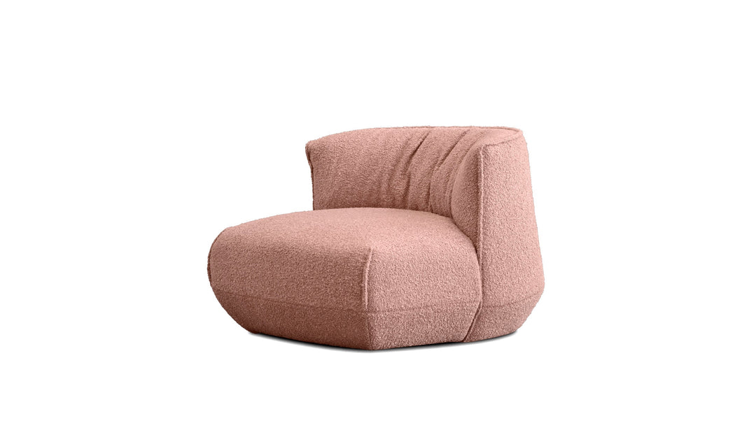 KITSUI Lounge Chair in Coral