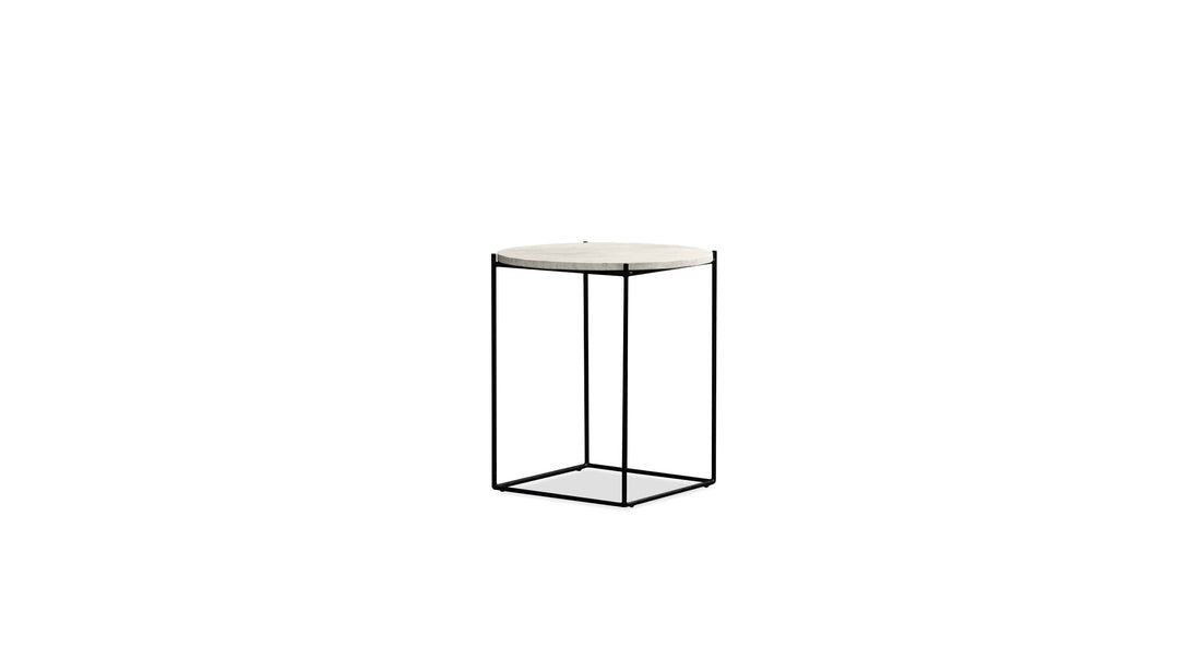 LOLA End Table in Travertino