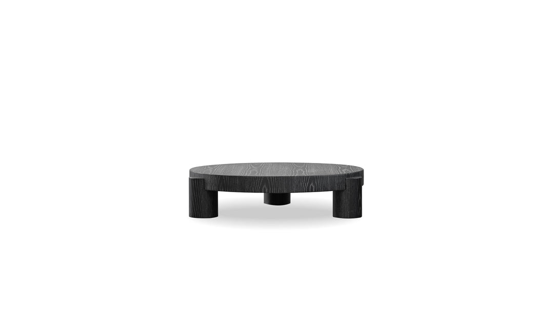 MIRA Coffee Table in Vintage Wash Black Veneer