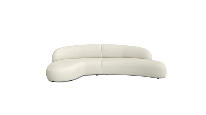 MORITZ Sectional 2-Piece Chaise Facing Left in Alabaster