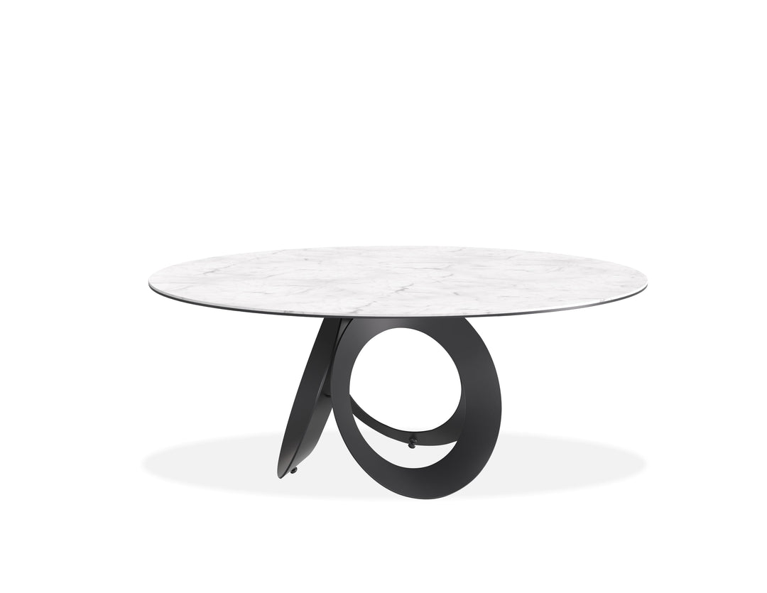 OPTIC Dining Table in White