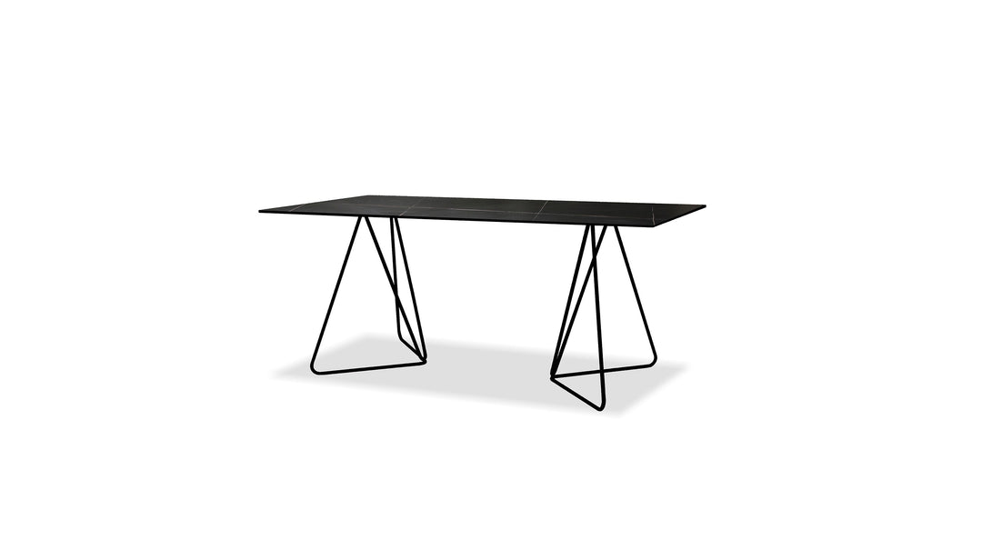 PAPILLON Dining Table in Shakespeare Black