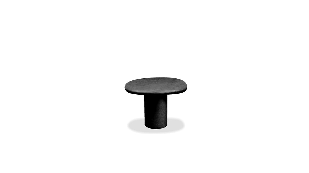 PUDDLE End Table Low in Dusk Black