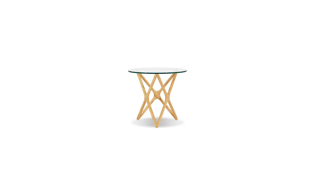 QUASAR End Table Low in Clear