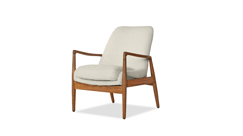 REYNOLDS Occasional Chair in Cream Boucle