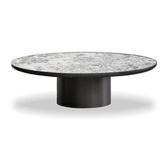 ROWAN Coffee Table Alaska White Lappato Mobital