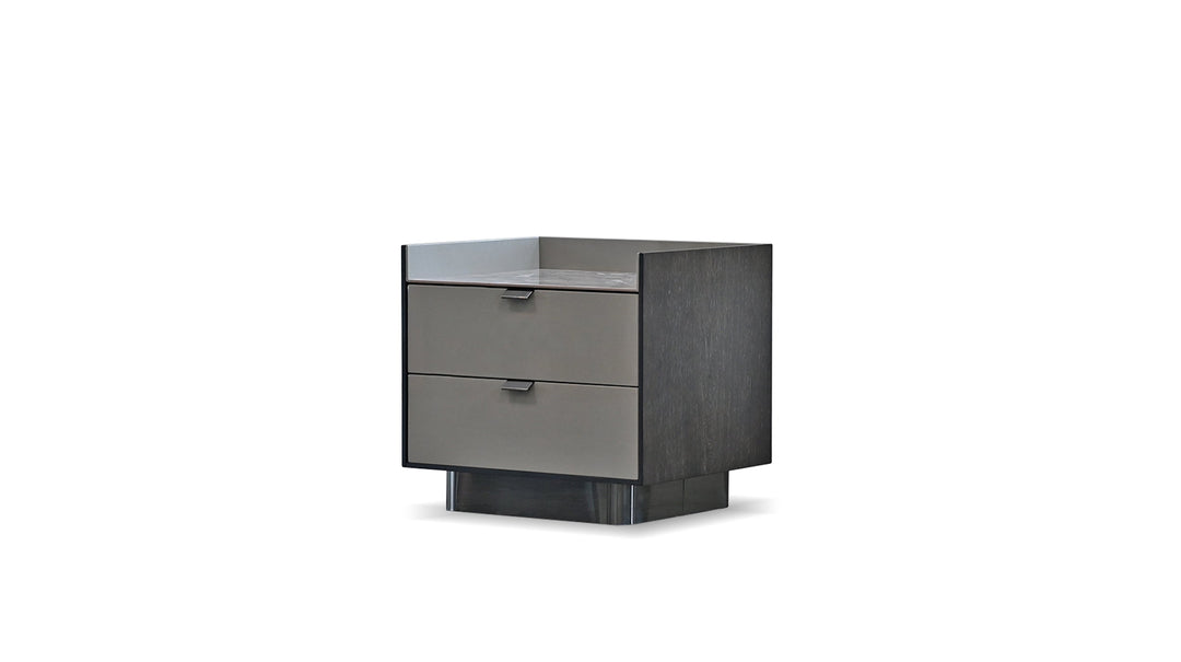 SALAZAR Side Table in Smoke Grey