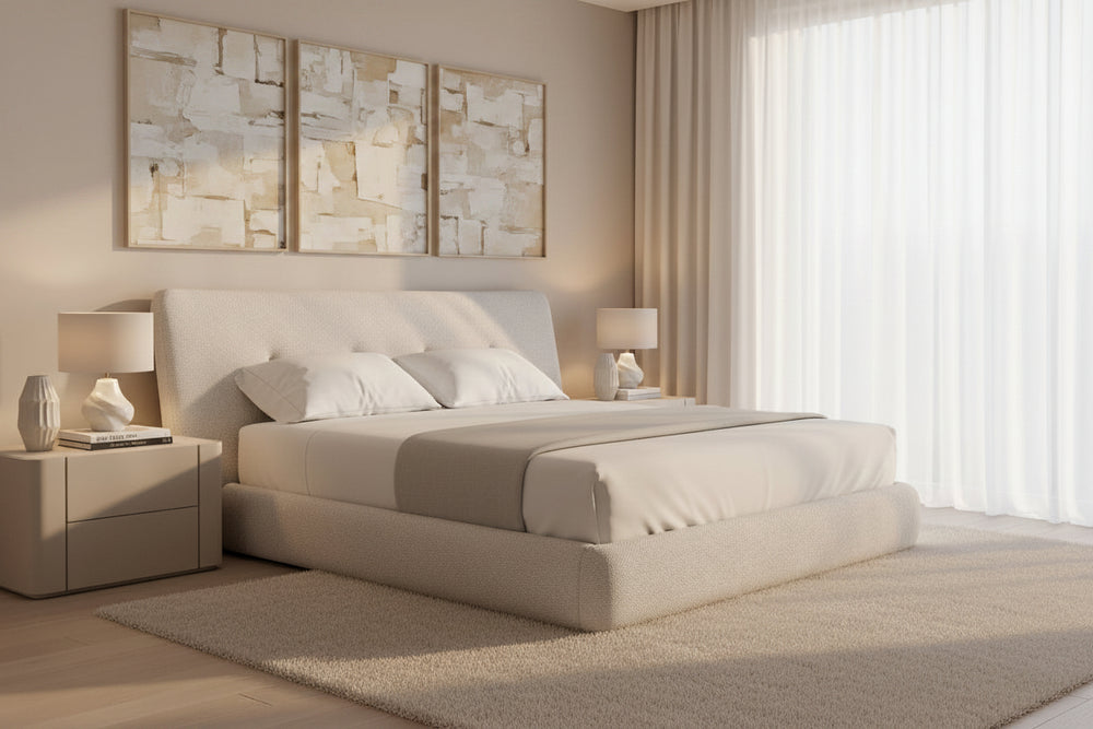SENSU Bed in Gellar Marble Beds Mobital