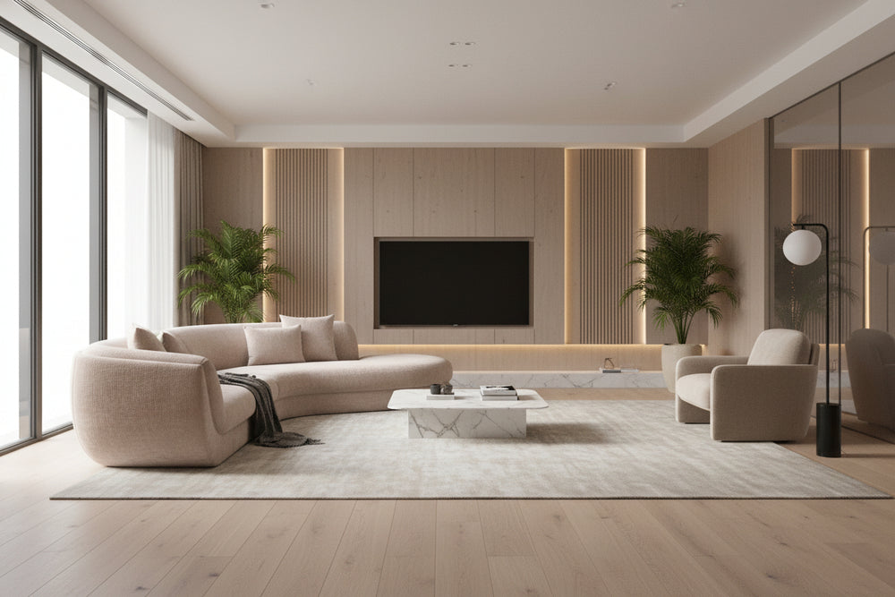 SWERVE Sectional 3-Piece Branzino Sectionals Mobital