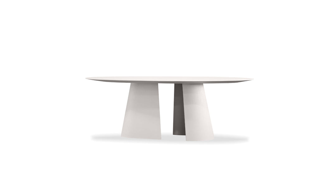 TUMULI Oval Dining Table in Tapioca