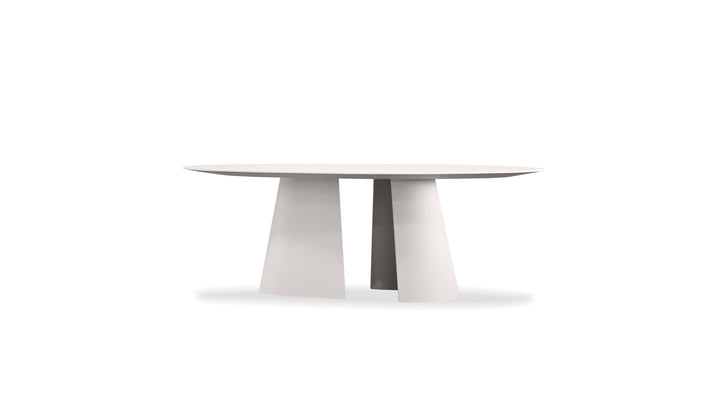 TUMULI Oval Dining Table in Tapioca