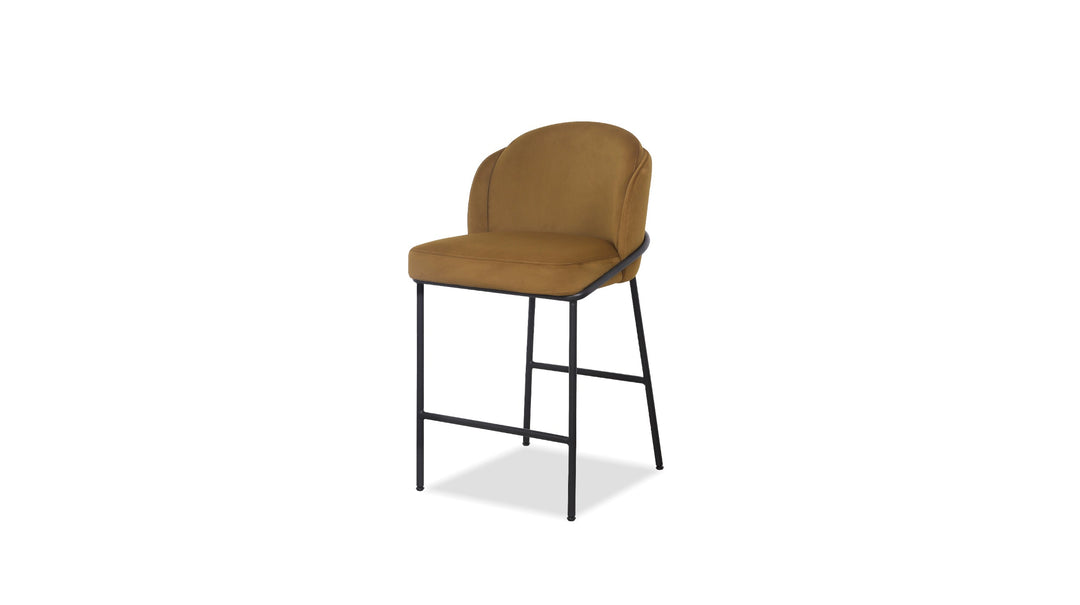 Mobital Wallen Counter Stool in Fennel Seed on a white background