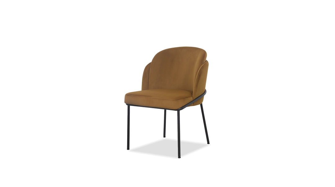 Mobital Wallen Dining Chair in Fennel Seed on a white background