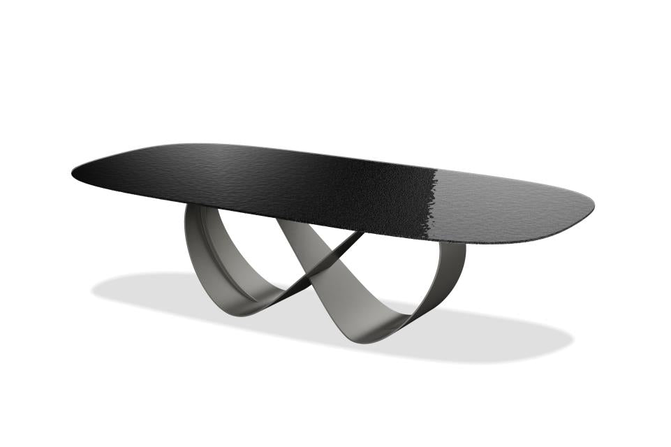WAVE 110" Dining Table  in Black Modern