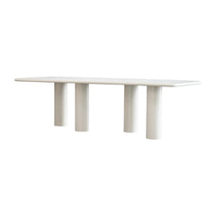 ELEPHANT 104" Rectangular Dining Table in Ivory Tusk Mobital