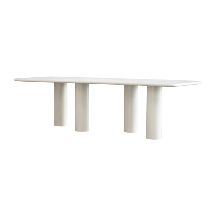 ELEPHANT 104" Rectangular Dining Table in Ivory Tusk Mobital