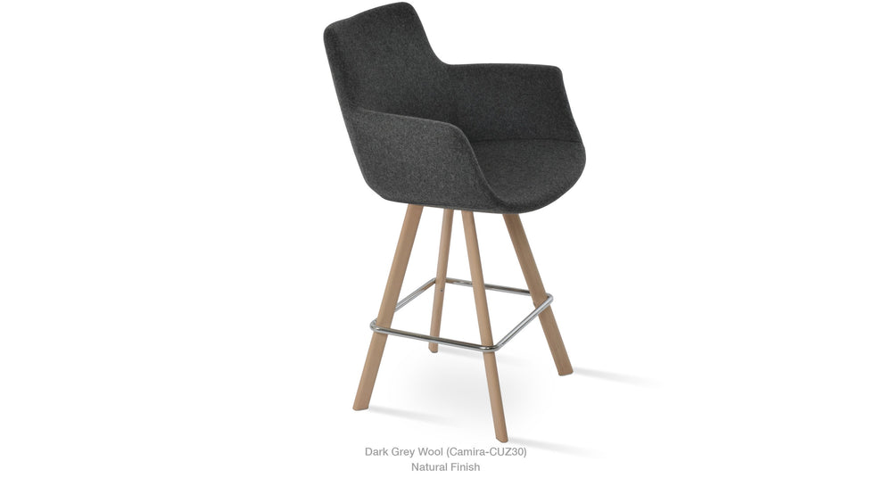 Bottega Sword Stool by Soho Concept — alternate view
