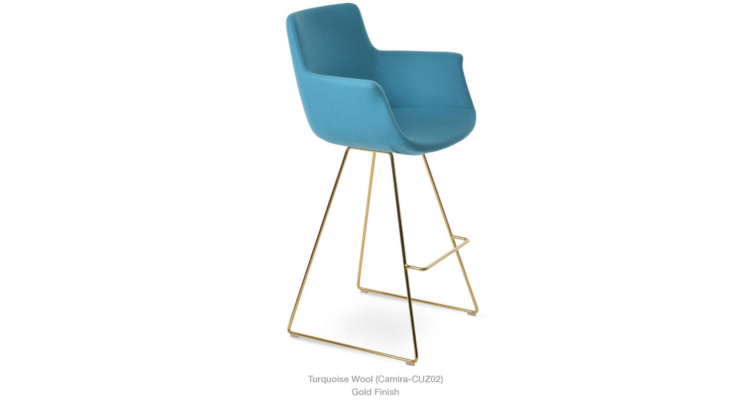 Bottega Wire Stool by Soho Concept — alternate view