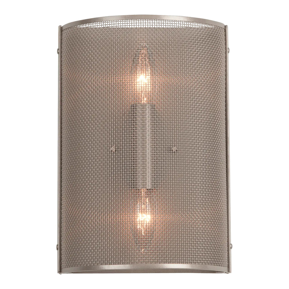 Uptown Mesh Cover Sconce by Hammerton Studio