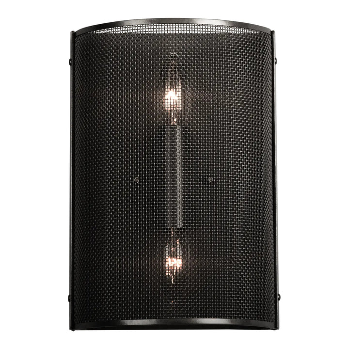 Uptown Mesh Cover Sconce by Hammerton Studio