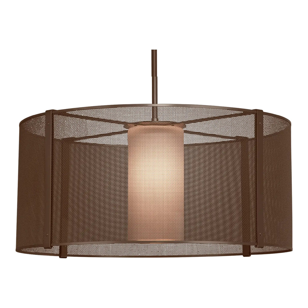 Uptown Mesh Drum Chandelier by Hammerton Studio