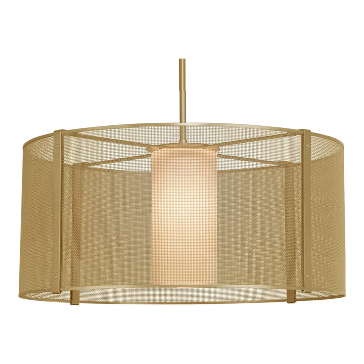 Uptown Mesh Drum Chandelier by Hammerton Studio