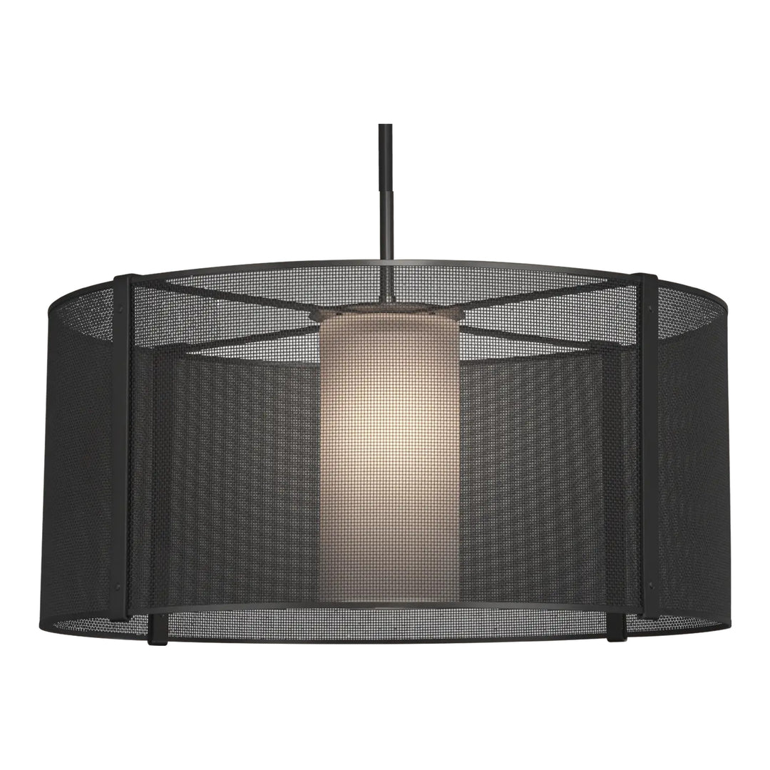 Uptown Mesh Drum Chandelier by Hammerton Studio