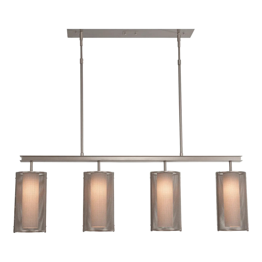 Uptown Mesh Linear Chandelier by Hammerton Studio