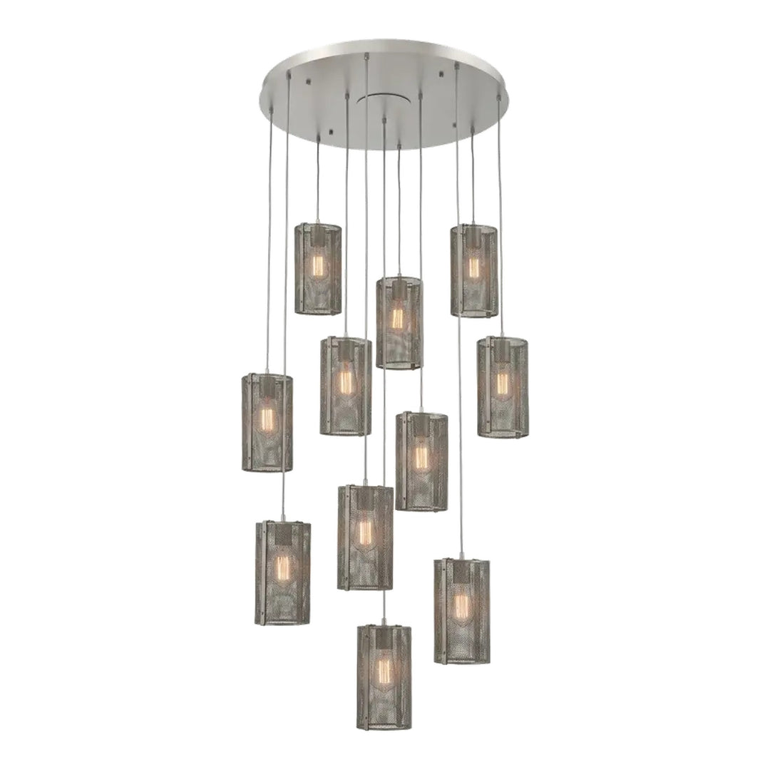 Uptown Mesh Round Pendant Chandelier by Hammerton Studio