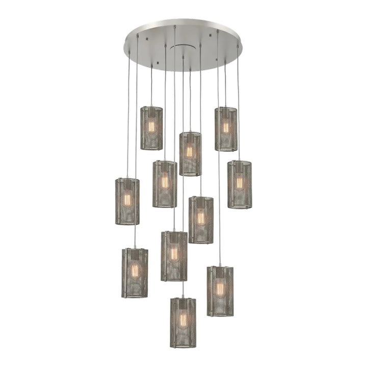 Uptown Mesh Round Pendant Chandelier by Hammerton Studio