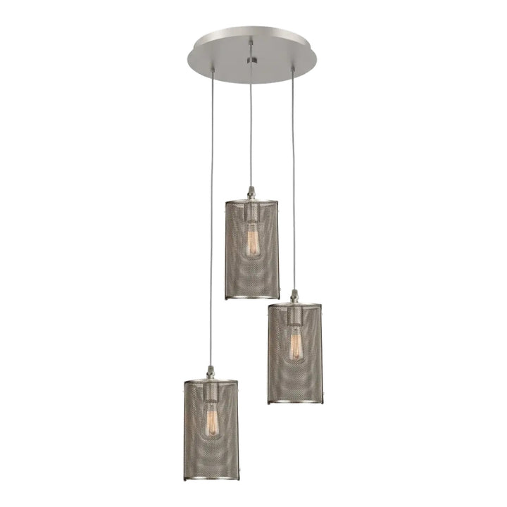 Uptown Mesh Round Pendant Chandelier by Hammerton Studio