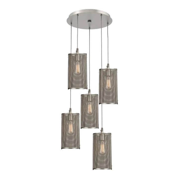 Uptown Mesh Round Pendant Chandelier by Hammerton Studio