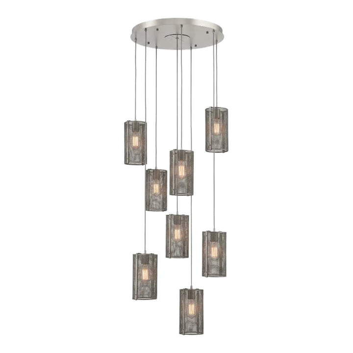 Uptown Mesh Round Pendant Chandelier by Hammerton Studio