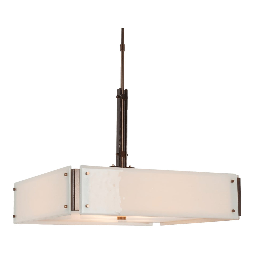 Urban Loft Square Chandelier by Hammerton Studio in Oil-Rubbed Bronze