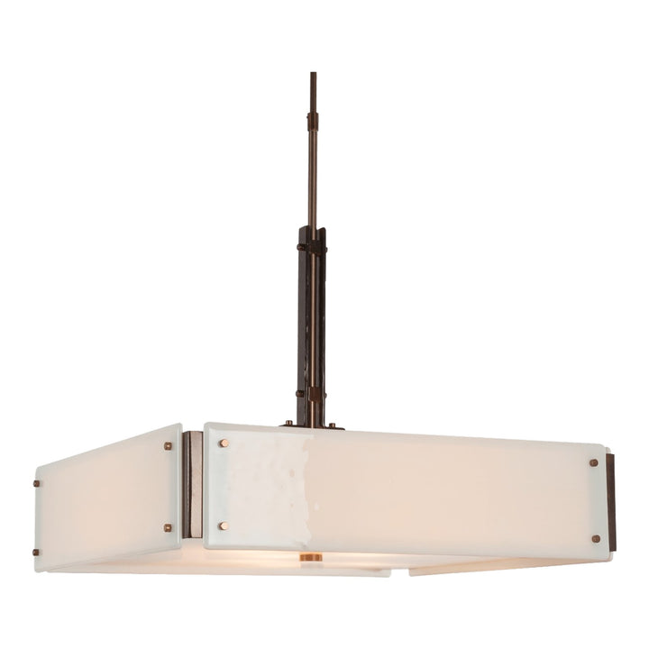 Urban Loft Square Chandelier by Hammerton Studio in Oil-Rubbed Bronze