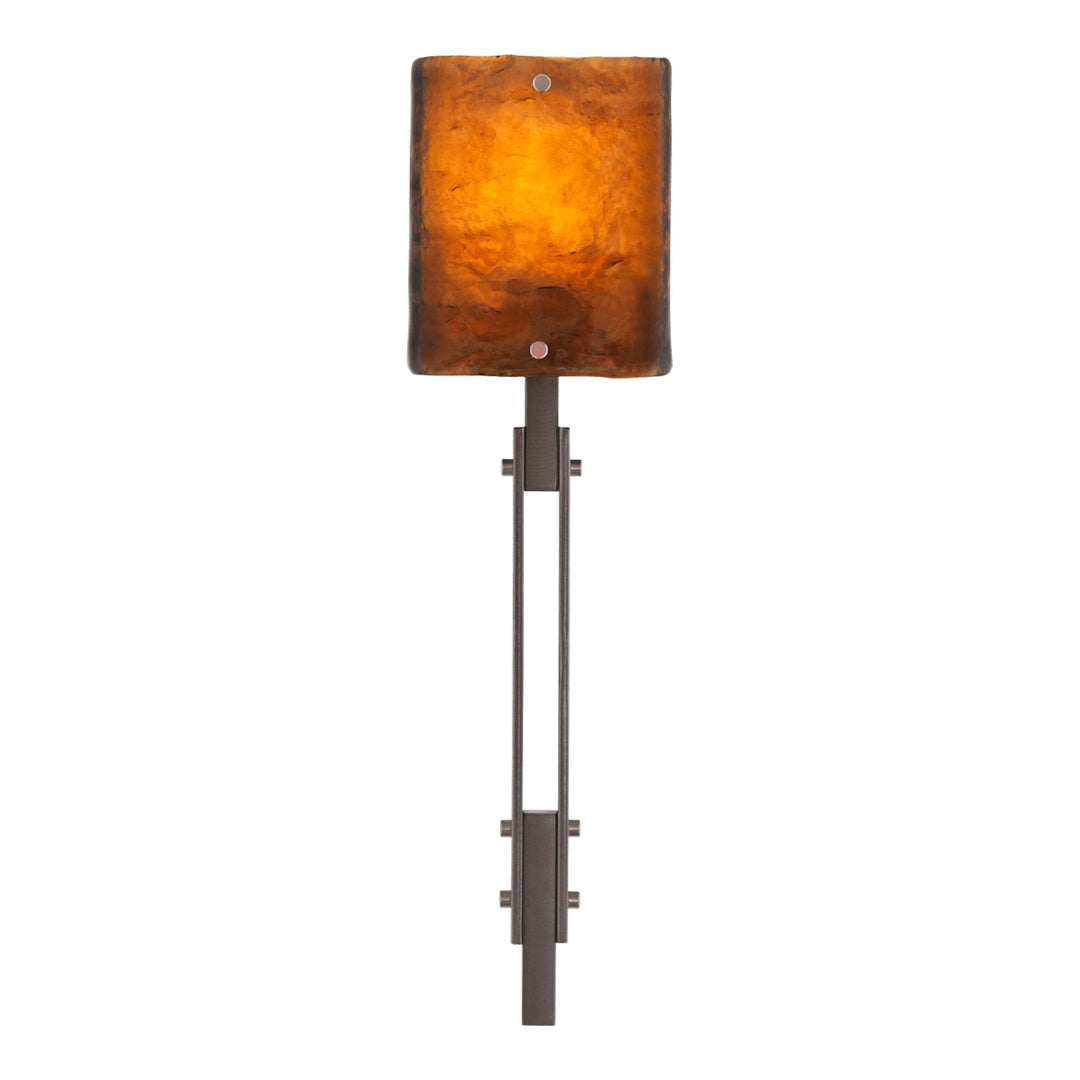 Urban Loft Trestle Sconce by Hammerton Studio in Satin Nickel