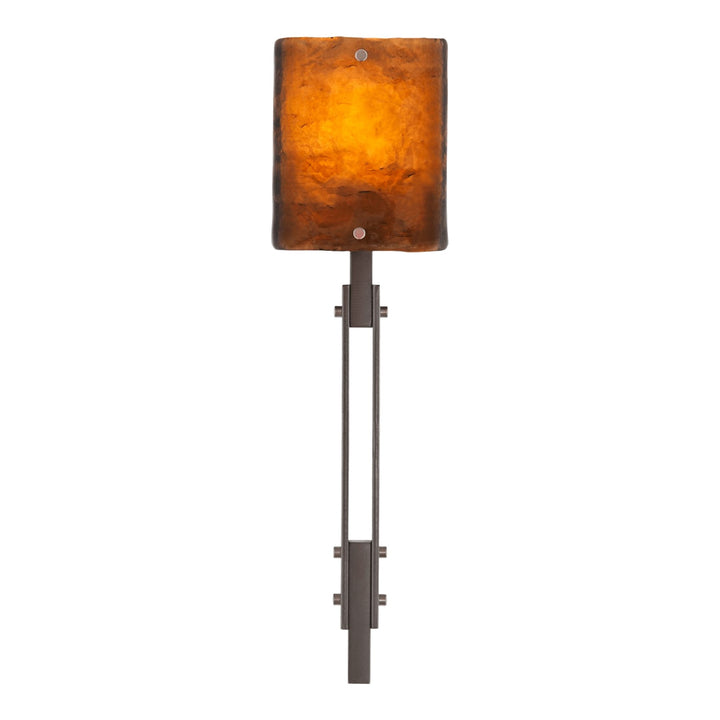 Urban Loft Trestle Sconce by Hammerton Studio in Satin Nickel
