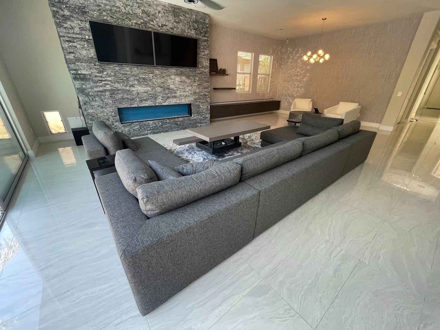 Modern Studio custom sofa or sectional customer installation