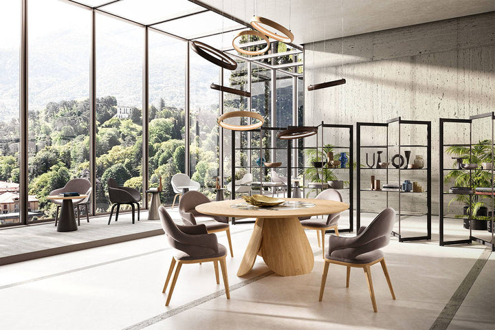 Veliero Swivel Dining Table Dining Tables Ozzio Italia